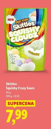 Lidl Skittles Squishy Crazy Sours oferta