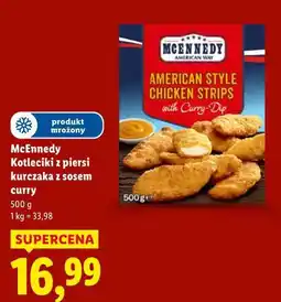 Lidl McEnnedy Kotleciki z piersi kurczaka z sosem curry oferta