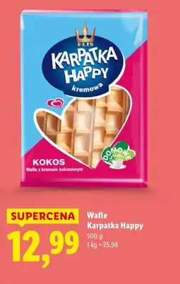 Lidl Wafle Karpatka Happy (krem kokosowy) oferta