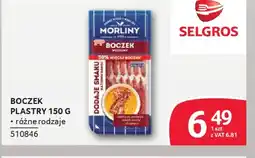 Selgros Morliny Boczek plastry oferta