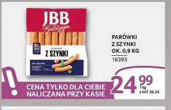 Selgros JBB Bałdyga Parówki z szynki oferta