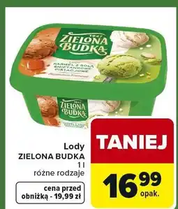 Carrefour Express Lody ZIELONA BUDKA 1l różne rodzaje oferta