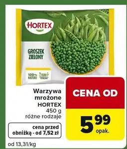 Carrefour Express Groszek zielony mrożony HORTEX oferta