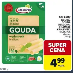 Globi Ser żółty GOUDA, GOUDA WĘDZONA, EDAMSKI, KRÓLEWSKI MLEKPOL plastry oferta