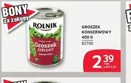 Selgros Rolnik Groszek konserwowy oferta