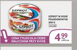 Selgros Graal Szprot w sosie pomidorowym oferta