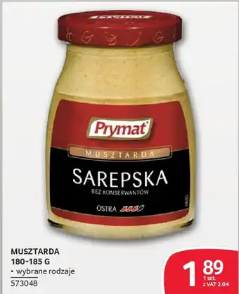 Selgros Musztarda Sarepska Prymat oferta