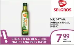 Selgros Olej Optima Omega 3 oferta