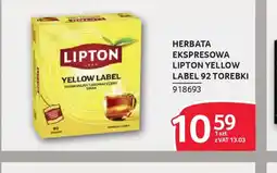 Selgros Herbata ekspresowa Lipton Yellow Label oferta