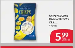 Selgros Bezgluten Chipsy solone oferta