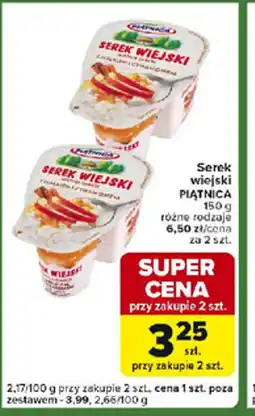 Carrefour Express Piątnica Serek wiejski oferta
