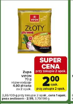 Carrefour Express Vifon Zupa Złoty oferta