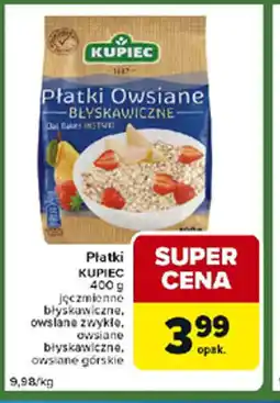 Carrefour Express Kupiec Płatki Owsiane oferta