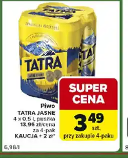Carrefour Express Piwo Tatra Jasne oferta