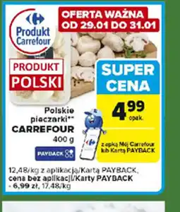 Carrefour Express Carrefour Polskie pieczarki oferta