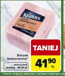 Carrefour Express Krakus Boczek konserwowy oferta