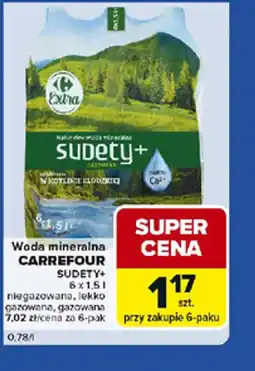 Carrefour Express Carrefour Woda mineralna Sudety+ oferta