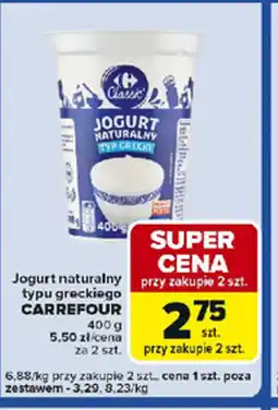 Carrefour Express Carrefour Jogurt naturalny oferta