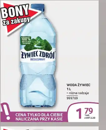 Selgros Woda Zywiec oferta