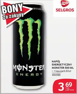Selgros Monster napój energetyczny oferta