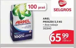 Selgros Ariel proszek oferta