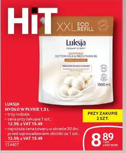 Selgros Luksja Mydło w płynie oferta