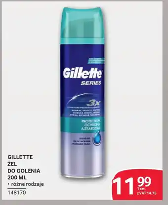Selgros Gillette żel do golenia oferta