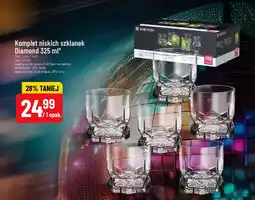 Polomarket Komplet niskich szklanek Diamond oferta