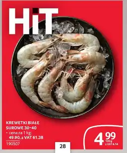 Selgros Krewetki Białe Surowe oferta