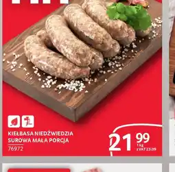 Selgros Kiełbasa niedźwiedzia surowa mała porcja oferta