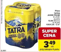 Carrefour Express Piwo TATRA JASNE PEŁNE oferta