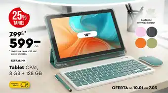 EXTRALINK Tablet CP31, 8 GB + 128 GB