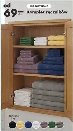 Biedronka ART SOFT HOME Komplet ręczników oferta