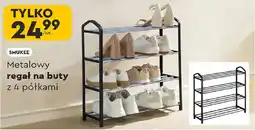 Biedronka SMUKEE Metalowy regał na buty z 4 półkami oferta