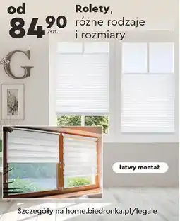Biedronka Rolety oferta