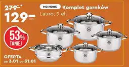 Biedronka MG HOME Komplet garnków Lauro oferta
