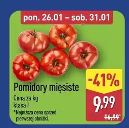 ALDI Pomidory mięsiste klasa I oferta