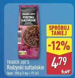 ALDI Rodzynki sułtańskie oferta