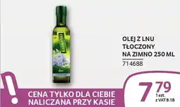 Selgros OLEJ Z LNU TŁOCZONY NA ZIMNO oferta