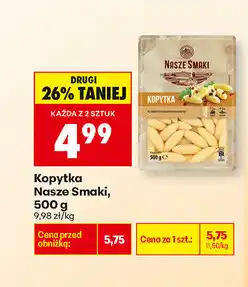 Biedronka Kopytka Nasze Smaki oferta