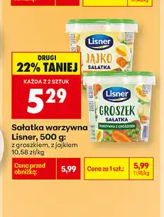 Biedronka Sałatka warzywna Lisner oferta