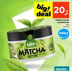Dealz Herbata w proszku Loyd Matcha Bio oferta