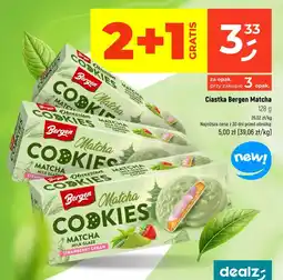 Dealz Ciastka Bergen Matcha oferta