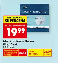 Biedronka Majtki chłonne Unisex Elly, 10 szt oferta