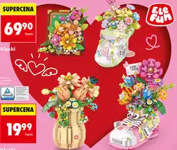 Biedronka Klocki dekoracyjne z motywami kwiatowymi (Elefun) oferta