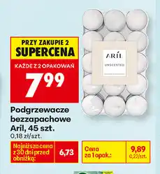Biedronka Podgrzewacze bezzapachowe Aril, 45 szt oferta