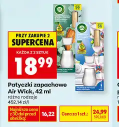 Biedronka Patyczki zapachowe Air Wick oferta
