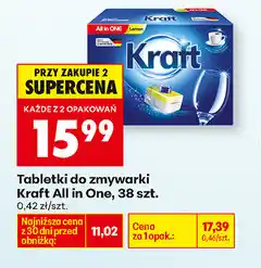 Biedronka Tabletki do zmywarki Kraft All in One, 38 szt oferta