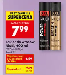 Biedronka Lakier do włosów Niuqi oferta