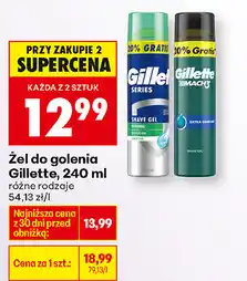 Biedronka Żel do golenia Gillette oferta